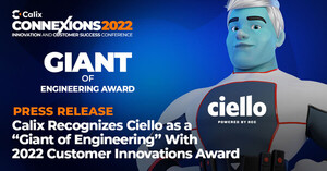 씨엘로, Calix Innovations 'Giant of Engineering상' 수상